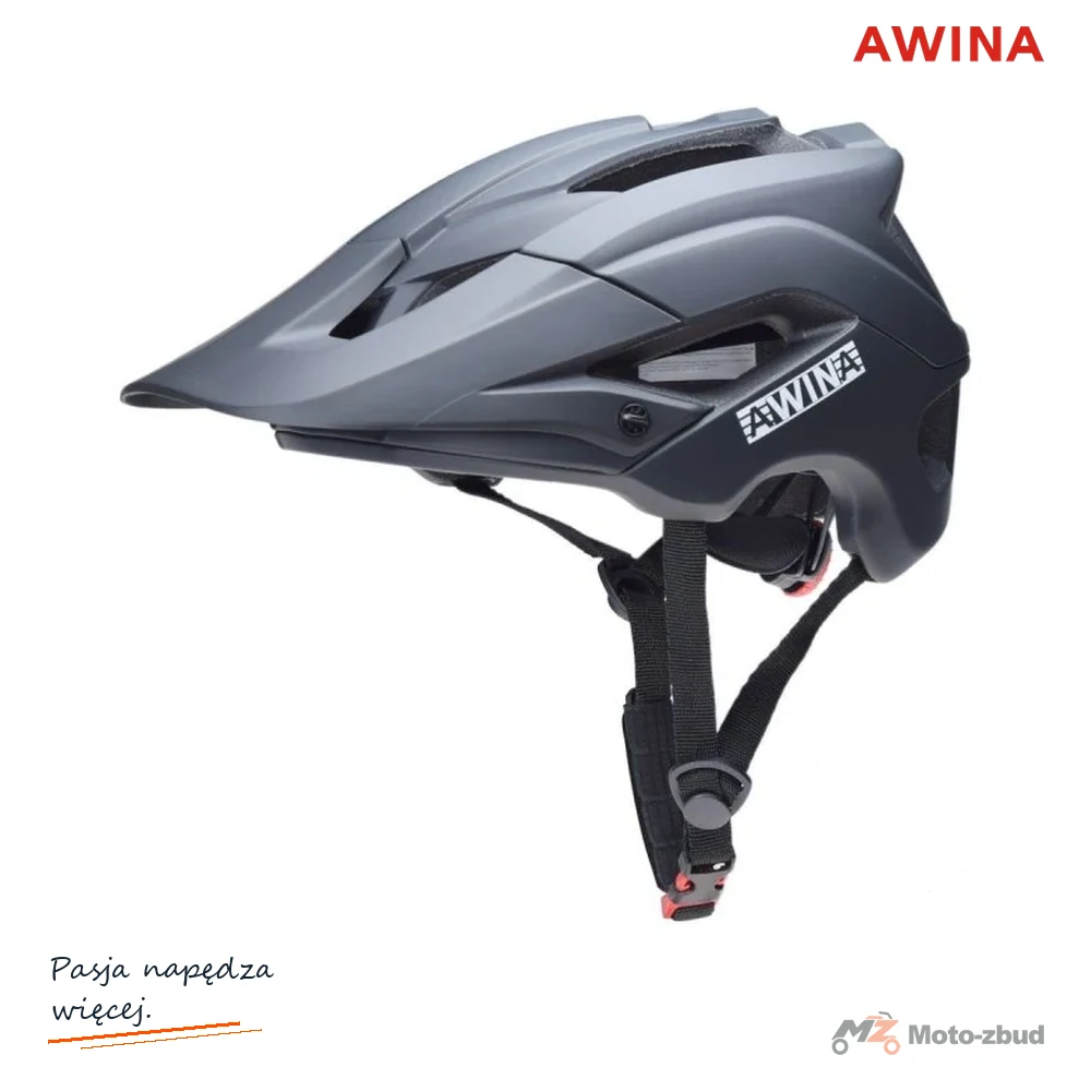 Kask rowerowy Awina by MOON M czarny — KS31