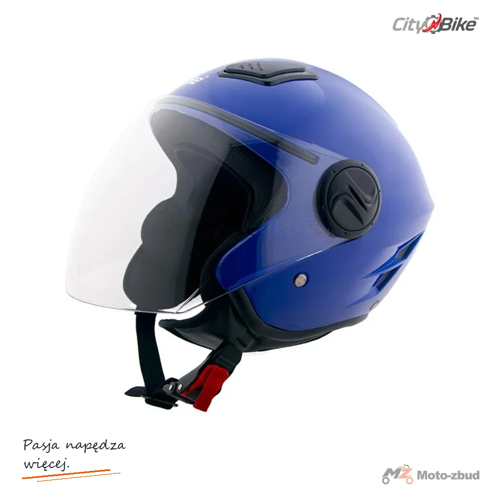 Kask motocyklowy otwarty City-Bike WL-202 niebieski rozmiar L ECER22.06
