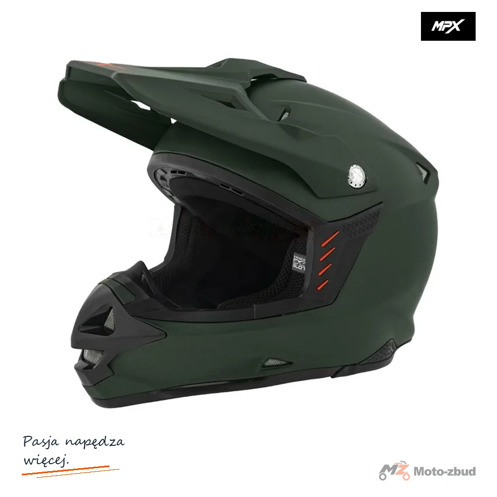 Kask crossowy MPX MX289 khaki mat 2XL ECER22.06