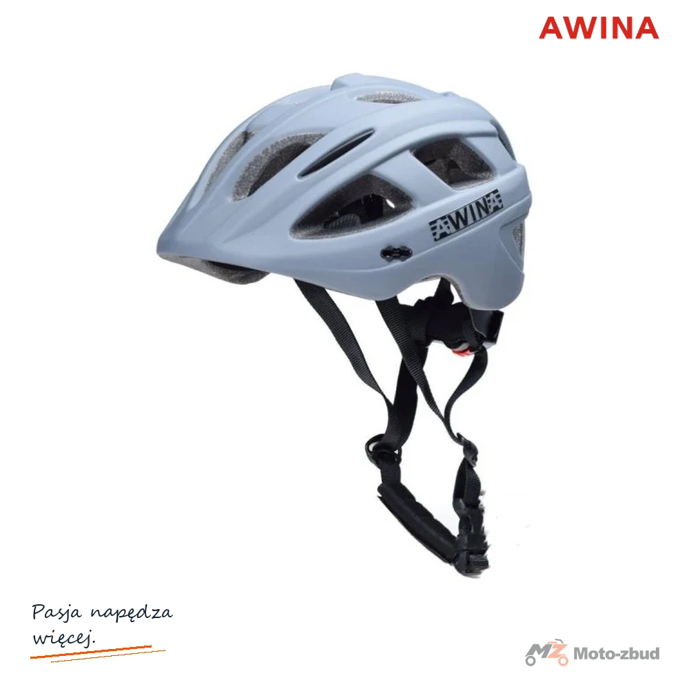 Kask rowerowy Awina by MOON dziecięcy S szary — HB3-5_6