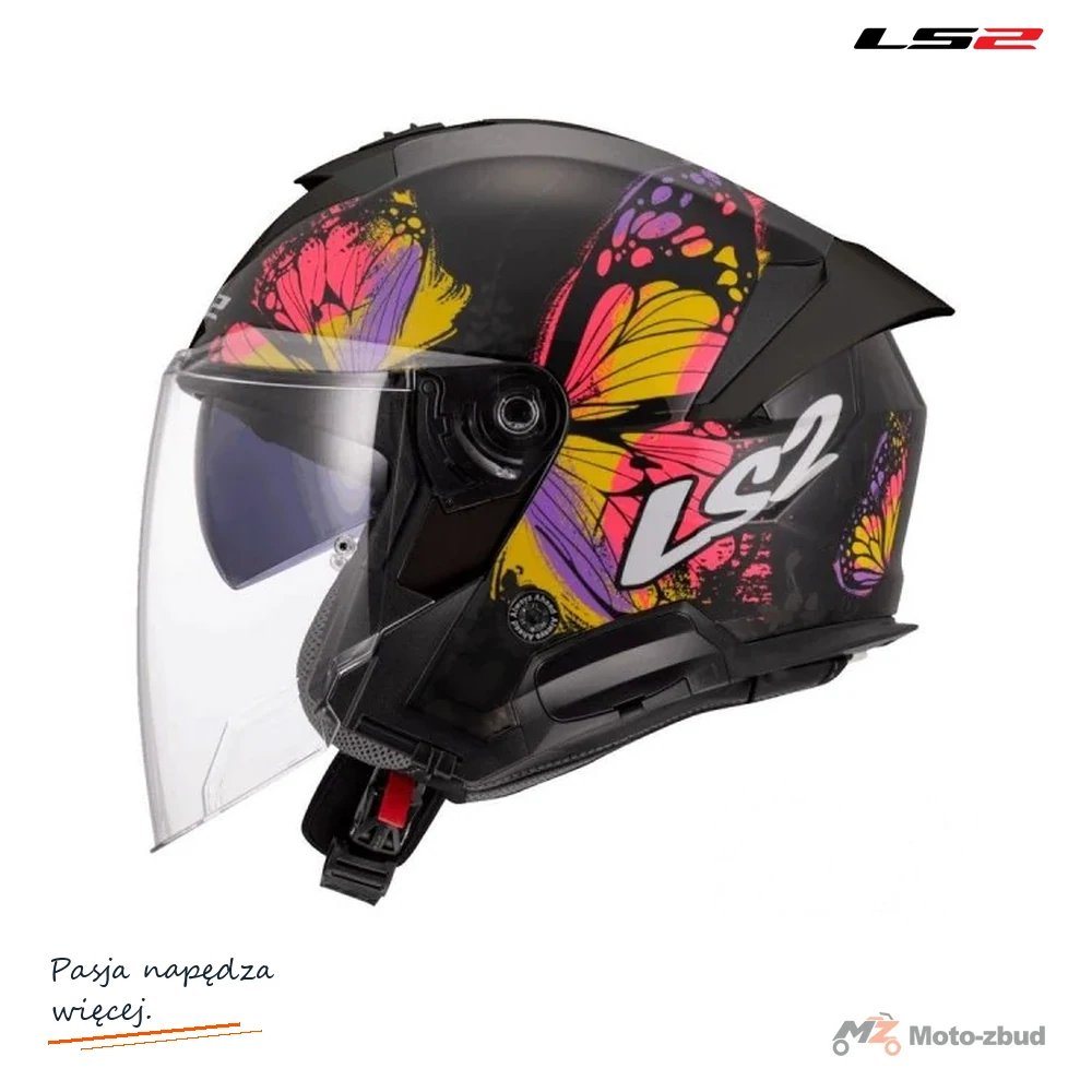 Kask LS2 OF618 Verso II wingz Black Yellow — rozmiar XS