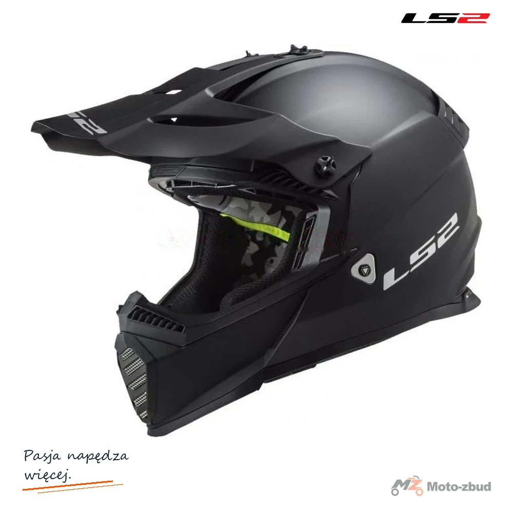 Kask LS2 MX437 Junior Mini Fast Evo czarny mat M