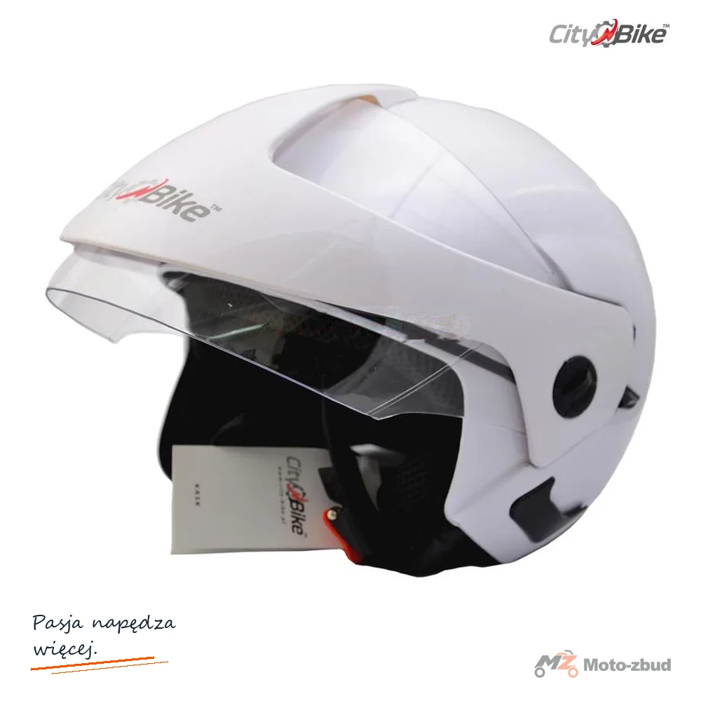 Kask otwarty City-Bike WL-703-2 biały XS Blenda POWYSTAWOWY