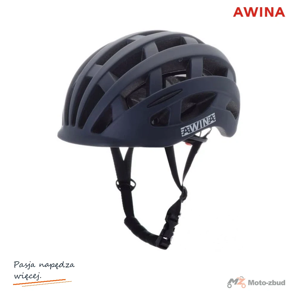 Kask rowerowy Awina by MOON urban L granatowy mat — KS10-2