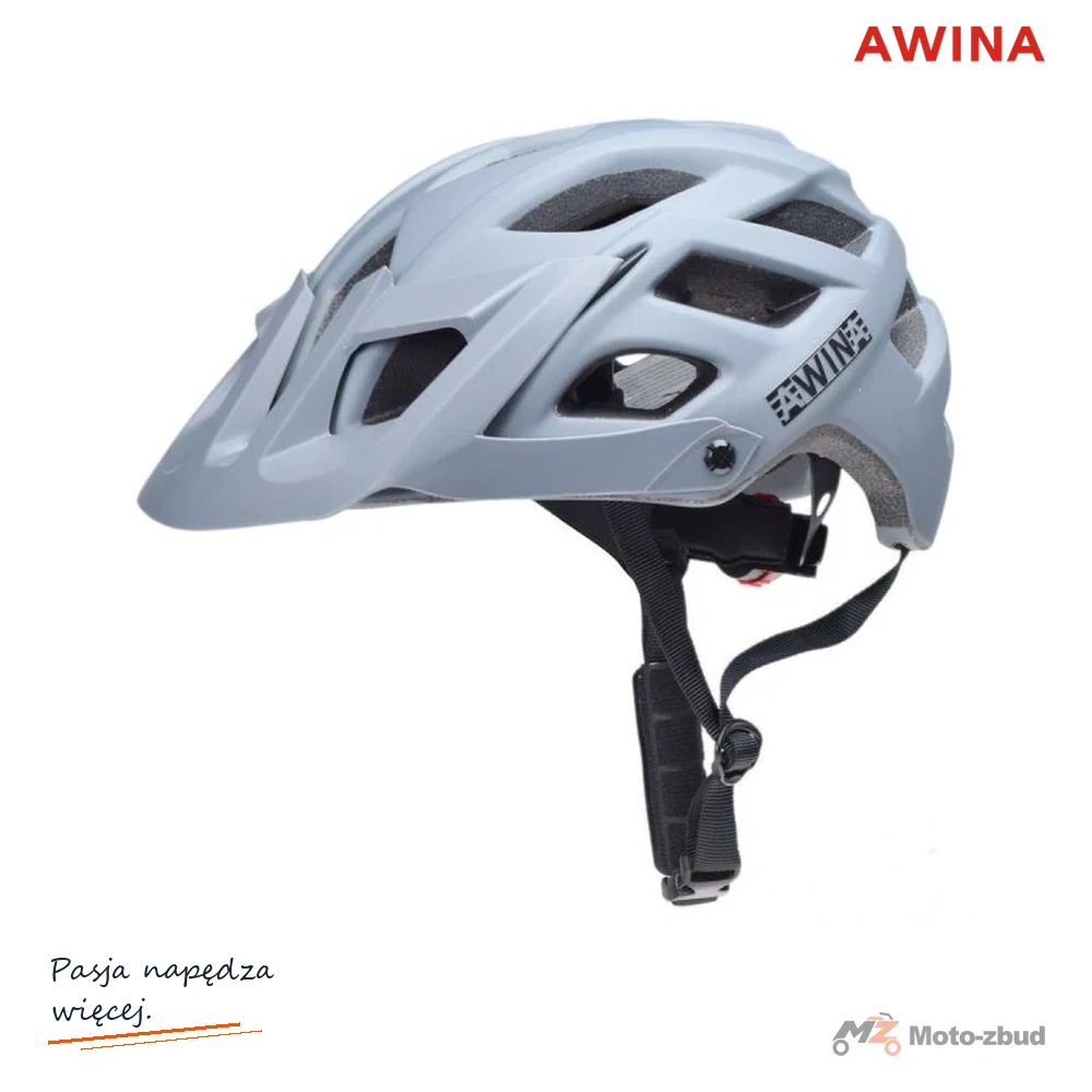 Kask rowerowy Awina by MOON M szary — HB3-07