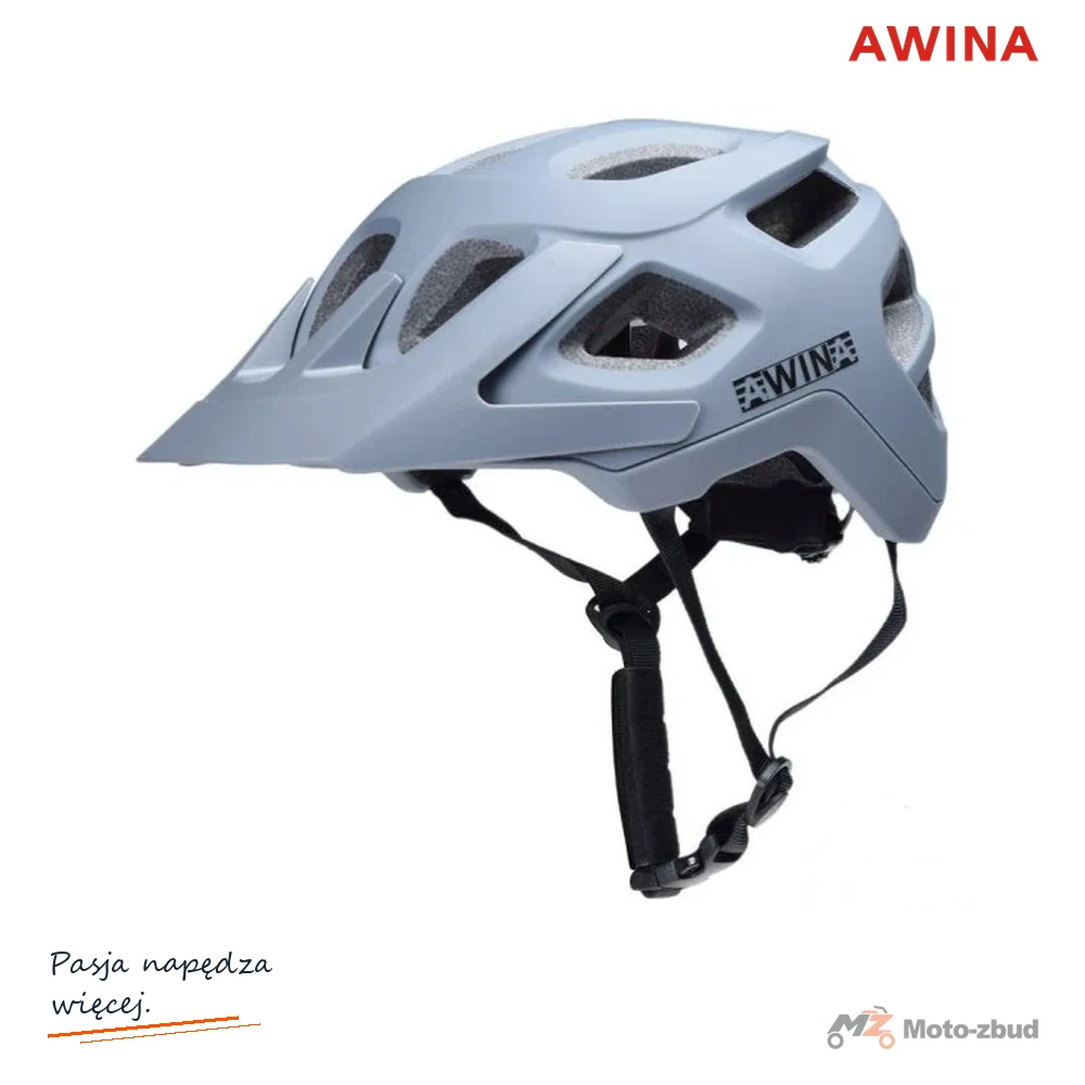 Kask rowerowy Awina by MOON M szary — KS32