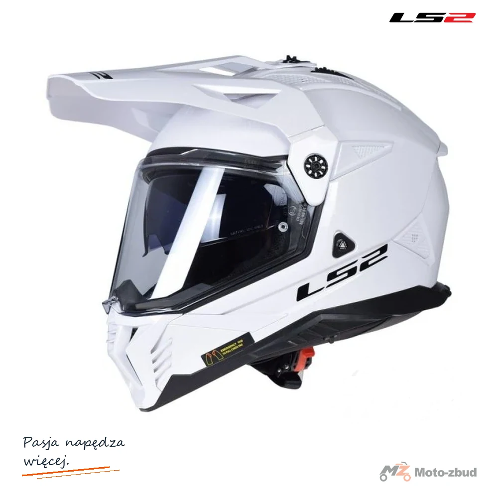 Kask adventure LS2 MX702 Pioneer II White -06 — XS