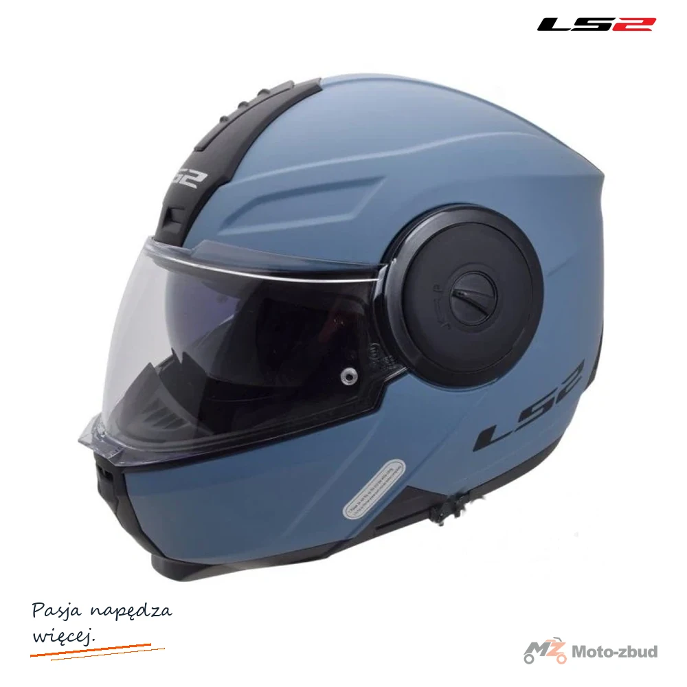 Kask szczękowy LS2 FF902 Scope II Matt Misty Blue-06 — XXL