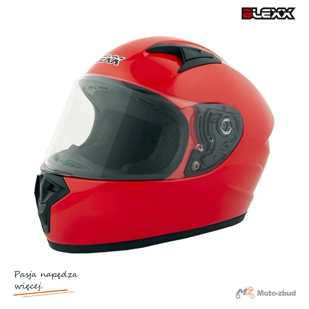 Kask motocyklowy dziecięcy zamknięty BLEXX YA-201 czerwony M ECER22.06