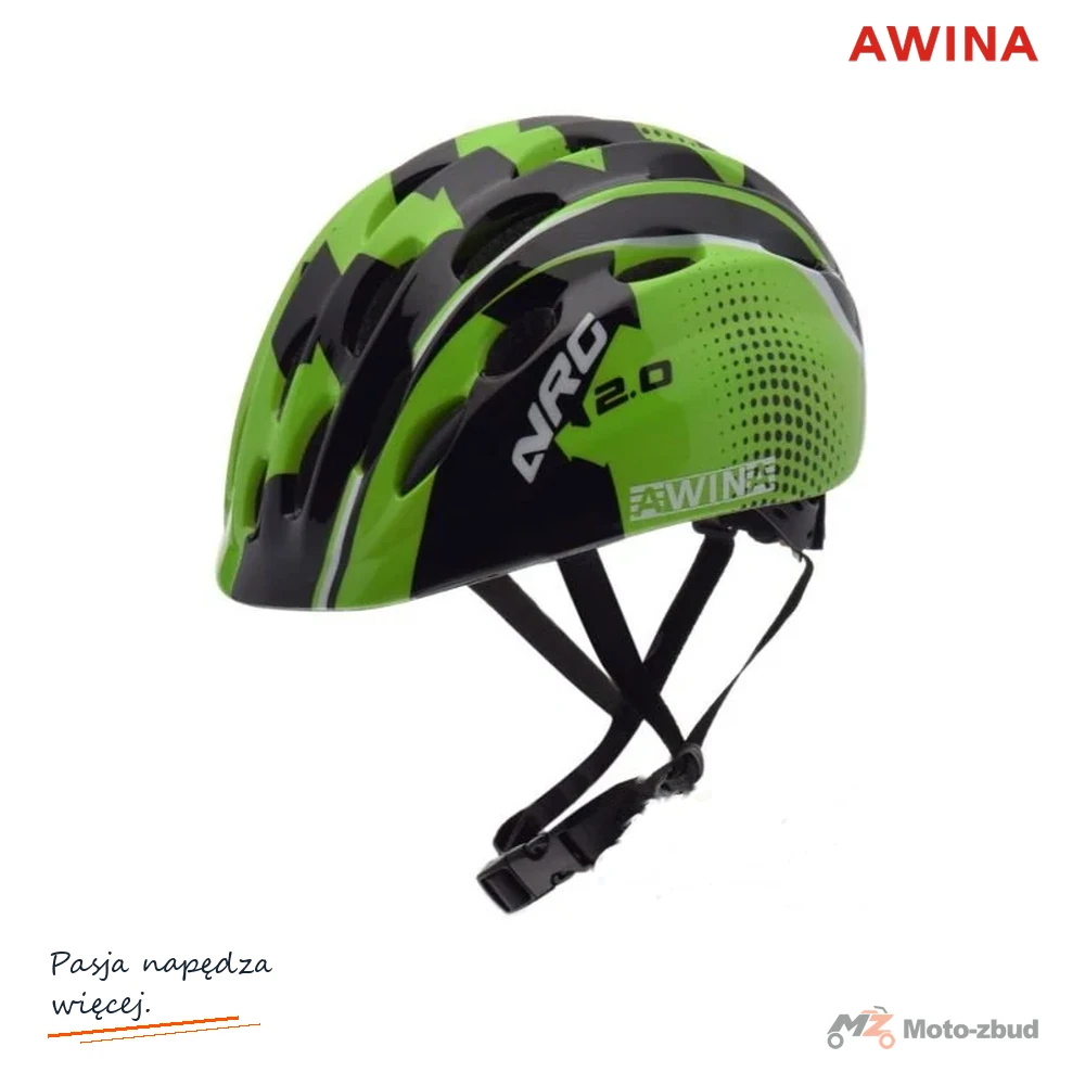 Kask rowerowy Awina by MOON dziecięcy S zielony — HB10-8