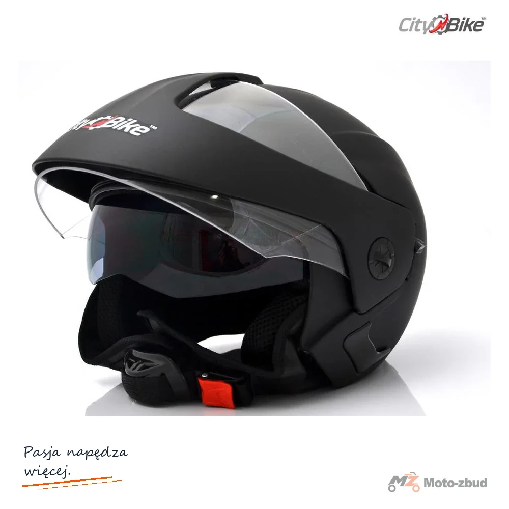Kask otwarty City-Bike WL-703-2 czarny Matowy L Blenda