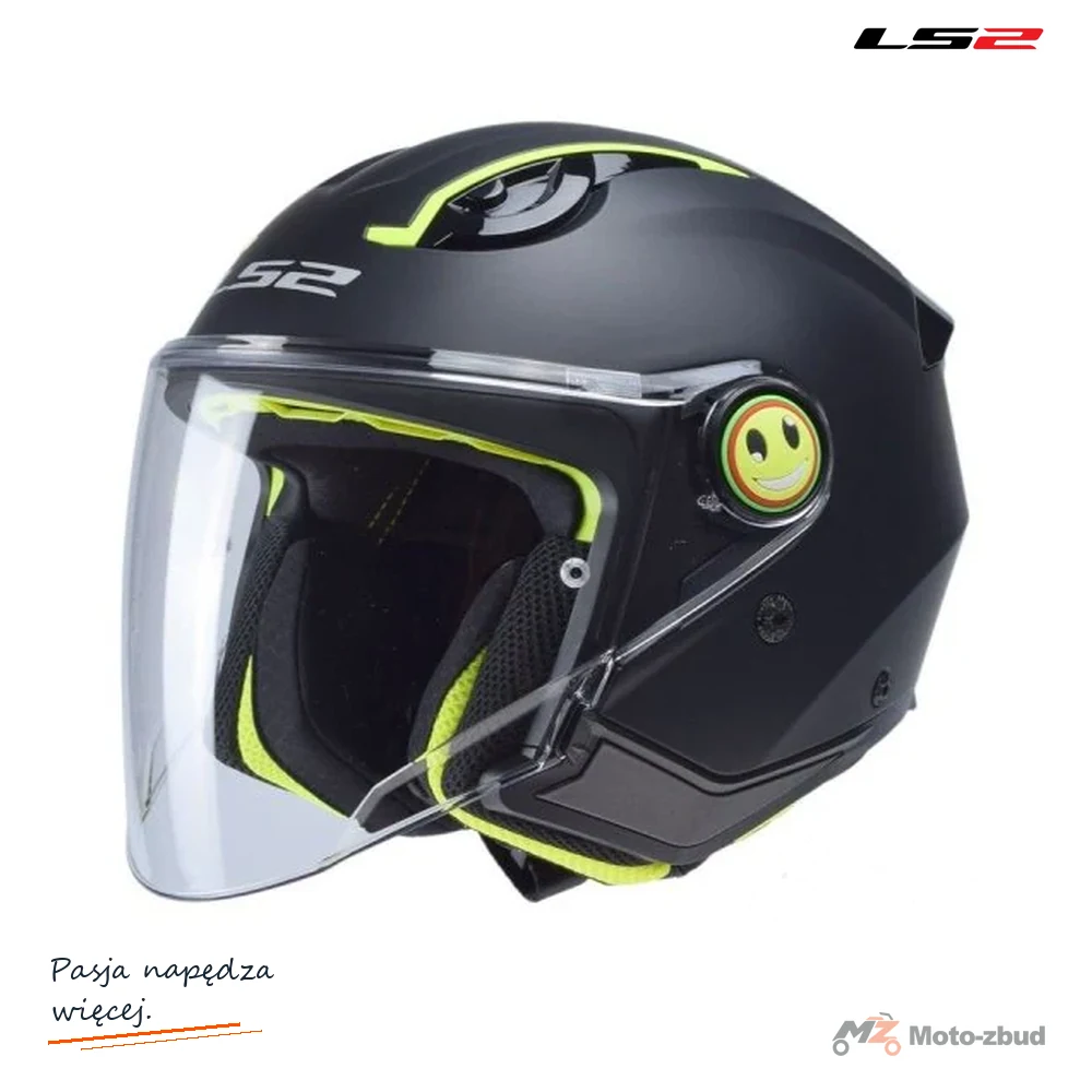 Kask LS2 OF622 funny II Matt Black — rozmiar M