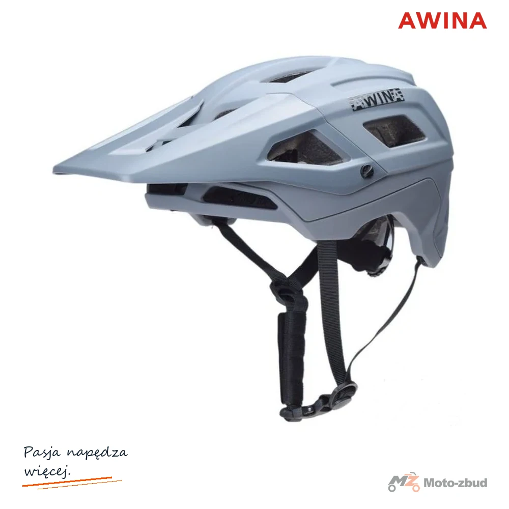 Kask rowerowy Awina by MOON M szary — KS39