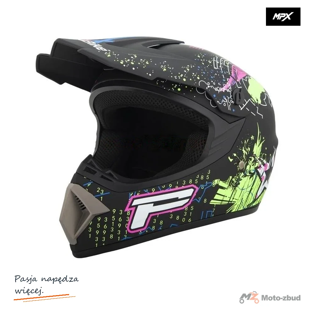 Kask crossowy MPX WL-905 Power mat XL