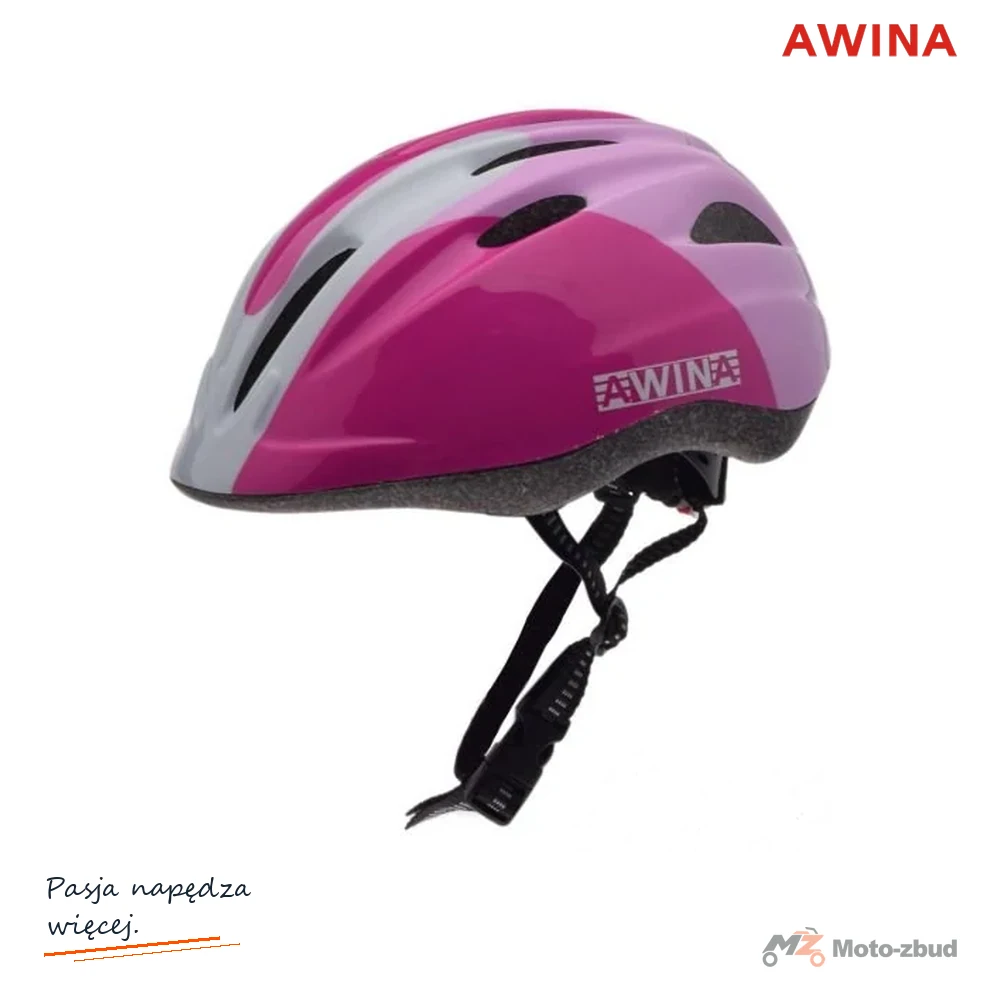 Kask rowerowy Awina by MOON dziecięcy M różowy — HB6-3-6
