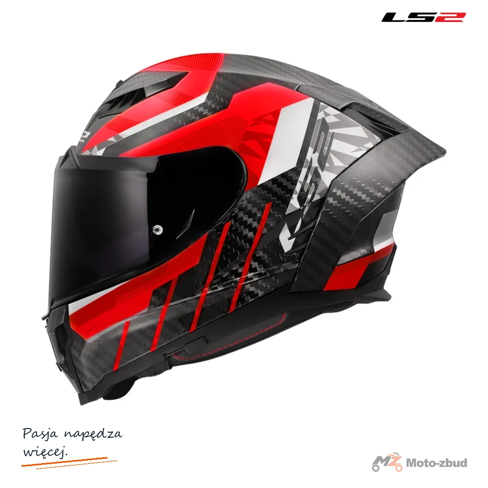 Kask LS2 FF807 Dragon Trax Red — rozmiar XXL