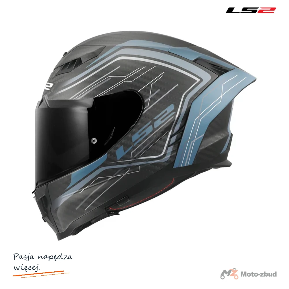 Kask LS2 FF807 Dragon Subic Blue Petrol — rozmiar XL