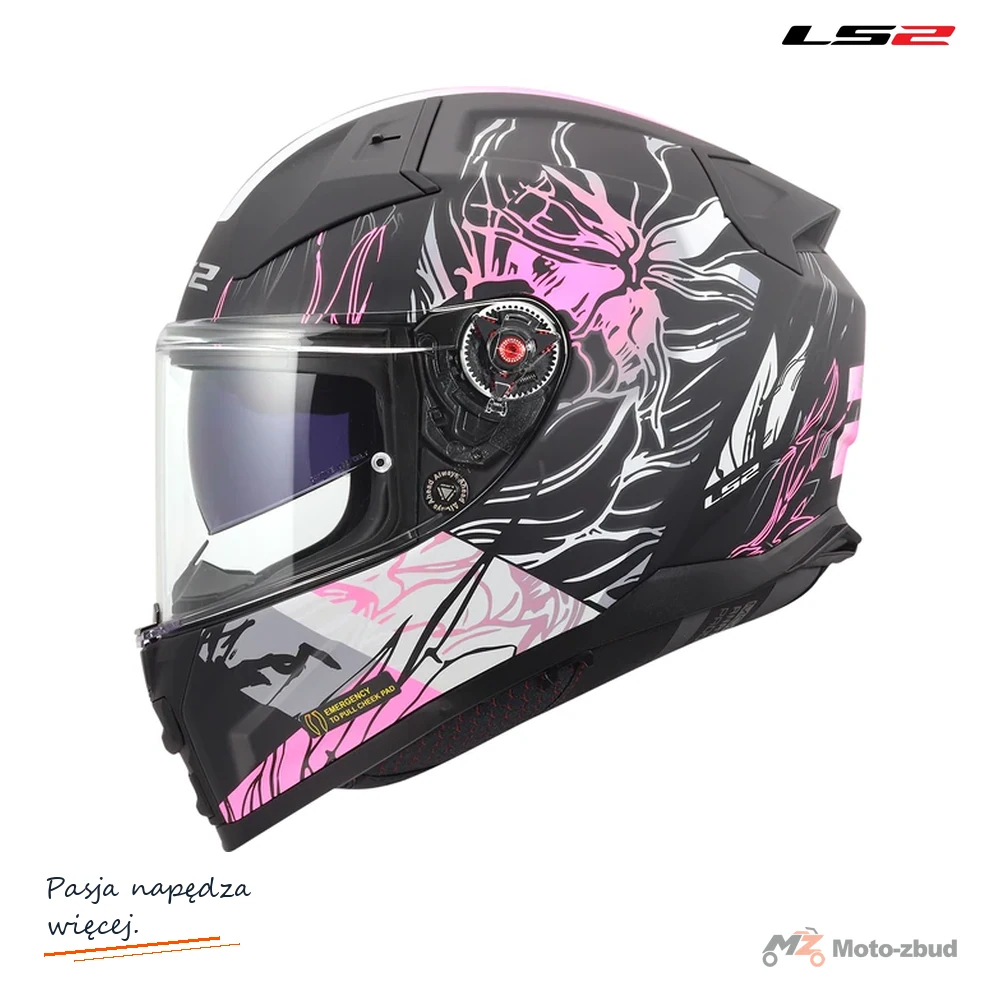 Kask LS2 FF811 Vector II Darflo Black Pink — rozmiar XXS