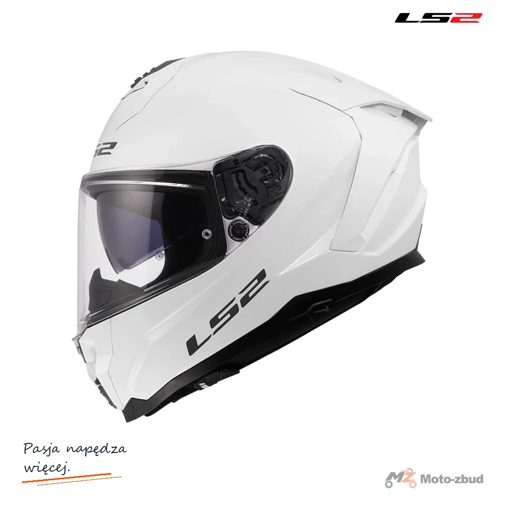 Kask LS2 FF817 Challenger II Solid White — rozmiar XXL