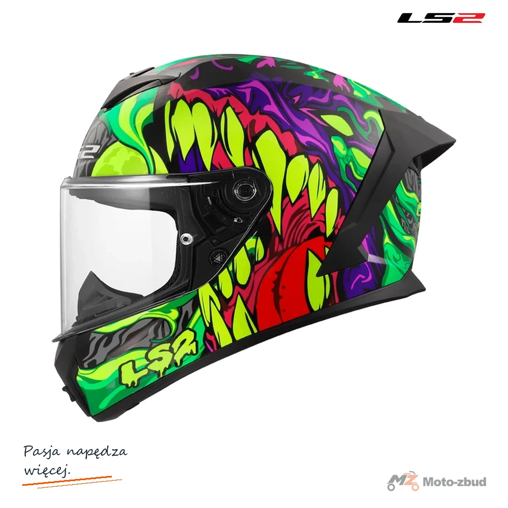 Kask LS2 FF820 Rapid III Lycant Purple Green — XXS