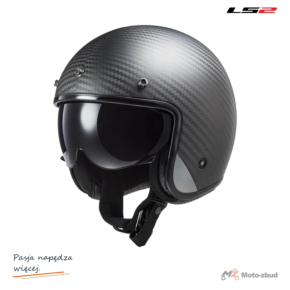 Kask LS2 OF601 bob II Carbon-06 — rozmiar XL