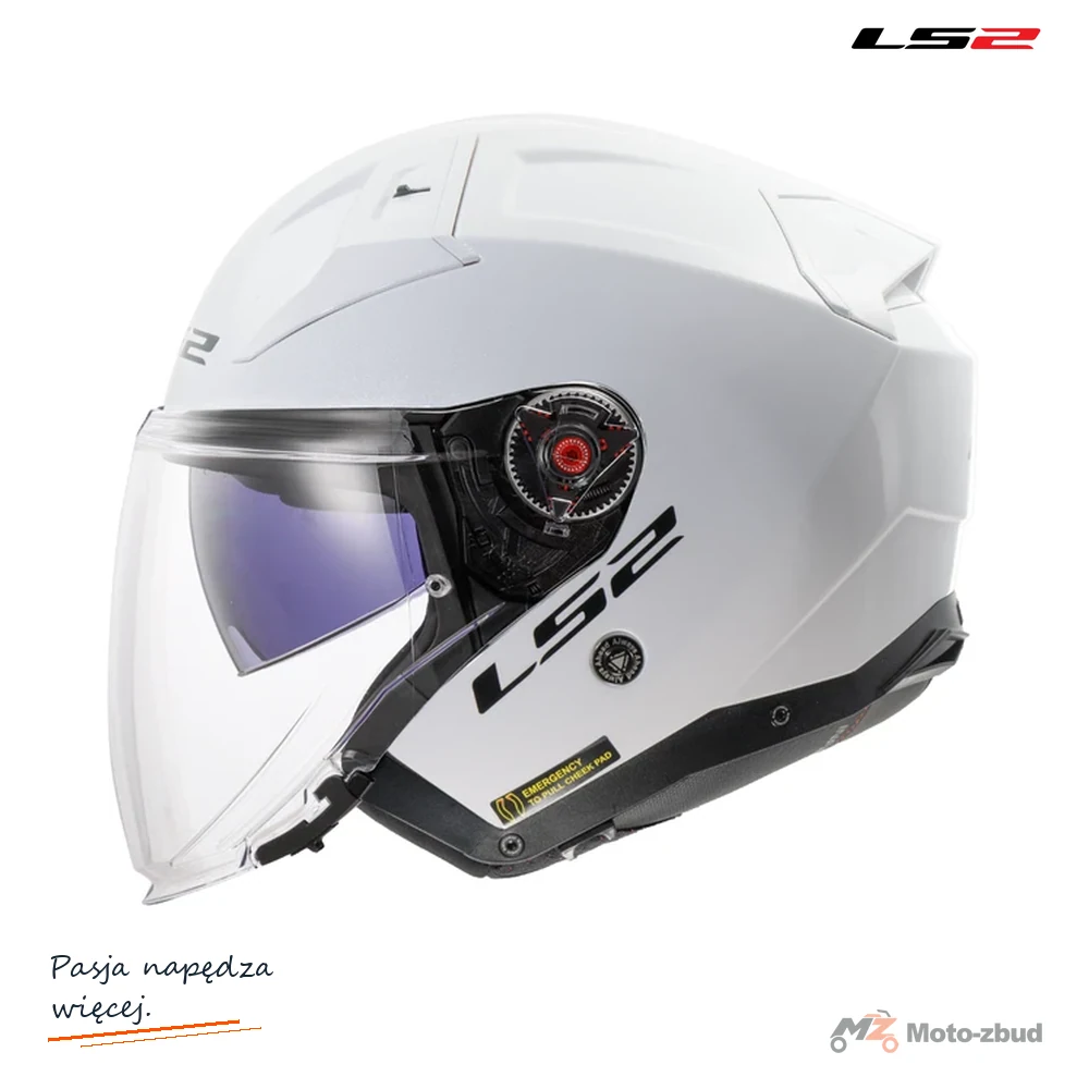 Kask LS2 OF603 Infinity II Solid White — rozmiar XXL