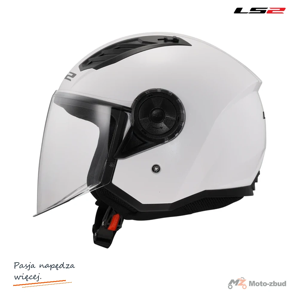 Kask LS2 OF616 Airflow II Solid White-06 — rozmiar XS