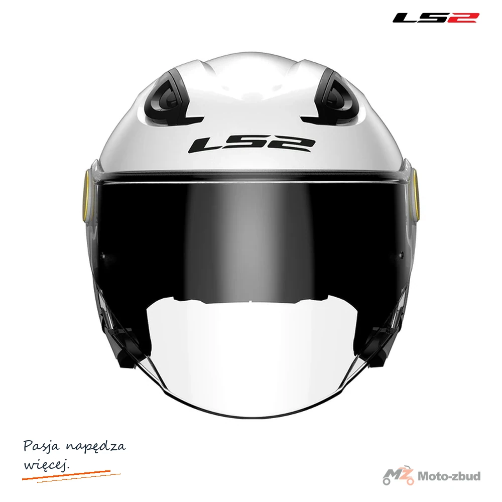 Kask LS2 OF622 funny II Solid White — rozmiar S