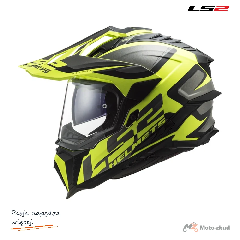 Kask LS2 MX701 Explorer Alter Matt Black H — rozmiar XXL