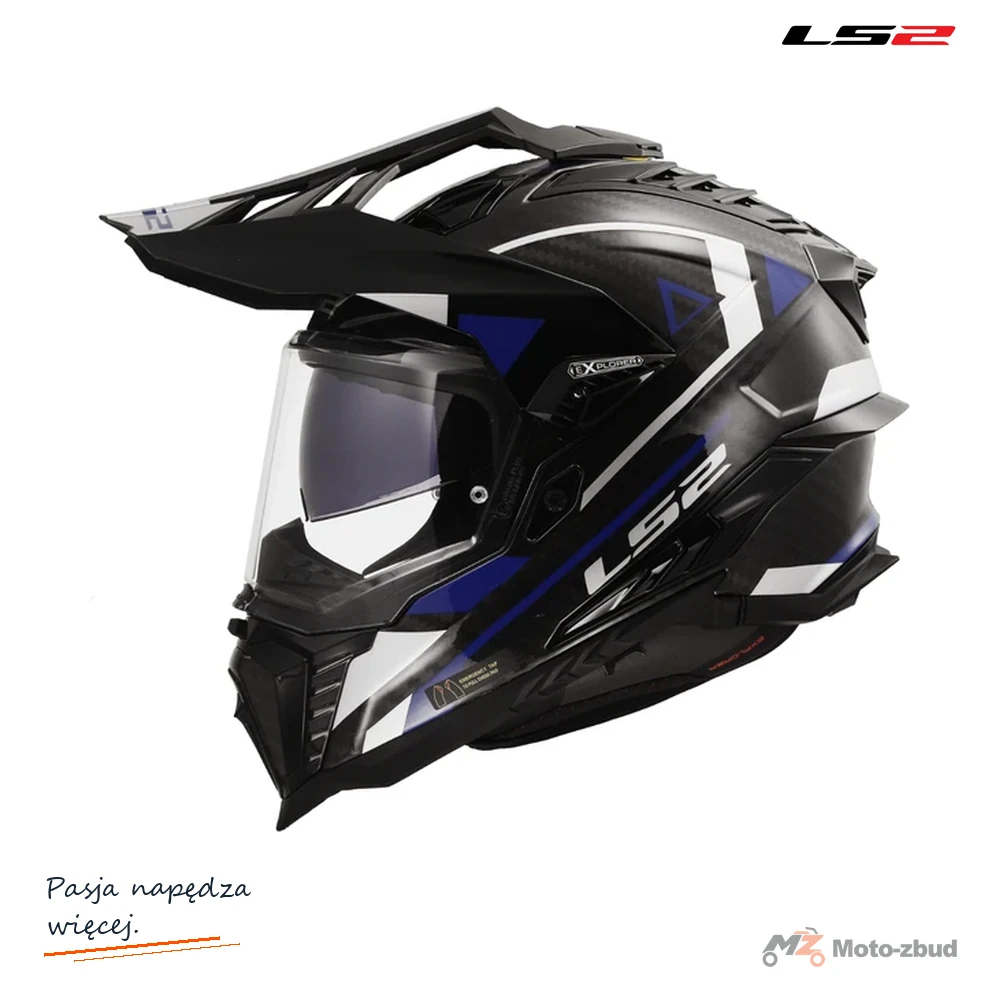 Kask LS2 MX701 C Explorer Adventure.Blu — rozmiar XXL