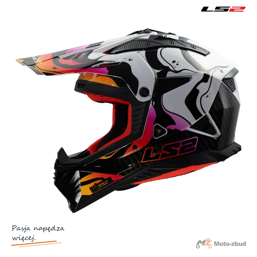 Kask LS2 MX708 fast II wash White-06 — rozmiar XXL
