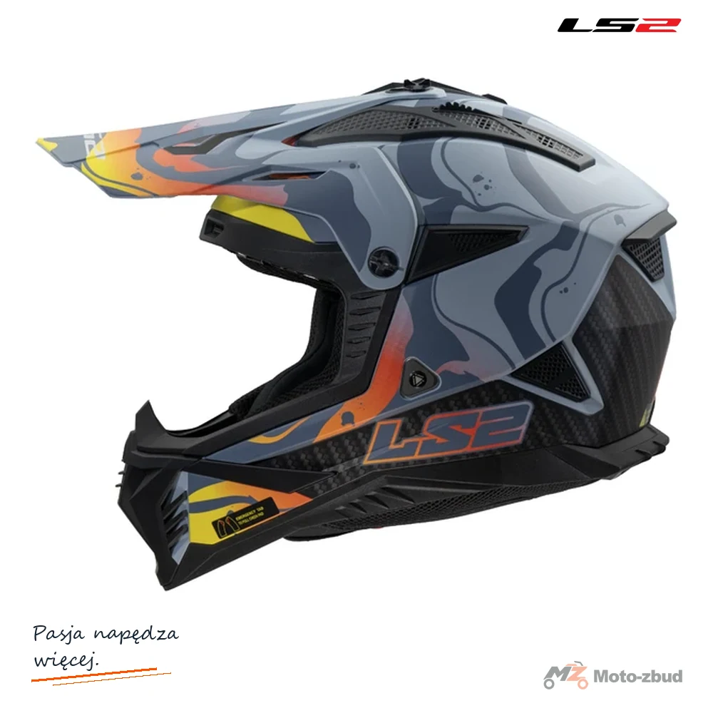Kask LS2 MX708 Fast II Wash Matt Dark Grey-06 — XS
