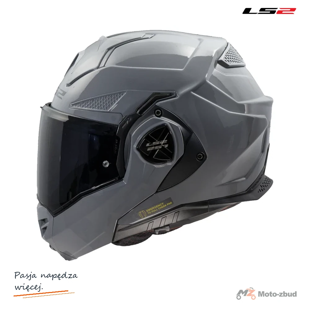 Kask szczękowy LS2 FF901 Advant X Solid Nardo Grey — XS