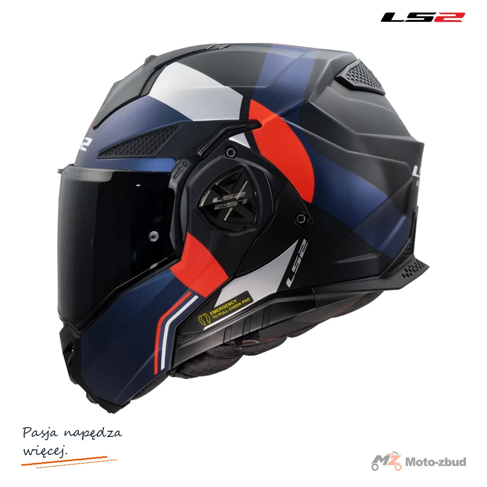 Kask LS2 FF901 Advant X Ultra Matt Blue Red — rozmiar XXL