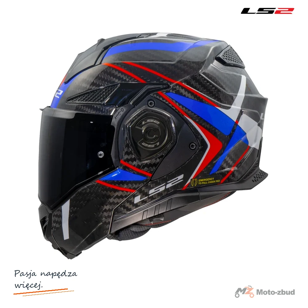 Kask LS2 FF901 Advant X C Future II Wh.Bl. — rozmiar XXL