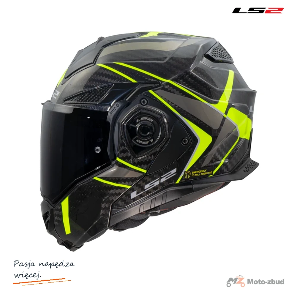 Kask LS2 FF901 Advant X C Future II Hv Yel. — rozmiar XXL