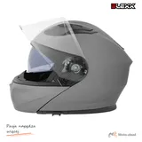 Kask motocyklowy szczękowy z blendą BLEXX YA-967 grafit XS ECER22.06 — ujęcie 4