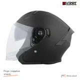 Kask motocyklowy otwarty z blendą BLEXX YA-620 czarny mat L ECER22.06 — ujęcie 3