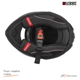 Kask zamknięty z blendą i lampą LED BLEXX FF953 czarny S ECER22.06 — ujęcie 9