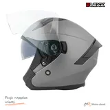 Kask motocyklowy otwarty z blendą BLEXX YA-620 grafit XS ECER22.06 — ujęcie 2