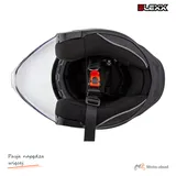 Kask motocyklowy otwarty z blendą BLEXX OF-835 czarny S Homologacja ECE R22.06 — ujęcie 6