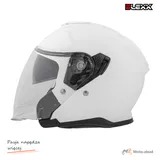 Kask motocyklowy otwarty z blendą BLEXX OF-835 biały mat S Homologacja ECE R22.06 — ujęcie 3