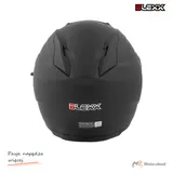 Kask motocyklowy otwarty z blendą BLEXX OF-835 czarny mat L Homologacja ECE R22.06 — ujęcie 4