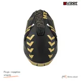 Kask crossowy BLEXX MD-902 czarny/grafit Matowy rozmiar XXL Homologacja ECE R22.06 — ujęcie 13