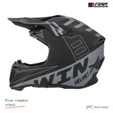 Kask crossowy BLEXX MD-902 czarny/grafit Matowy rozmiar XXL Homologacja ECE R22.06 — ujęcie 2