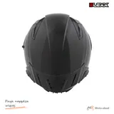 Kask zamknięty z blendą i lampą LED BLEXX FF953 czarny S ECER22.06 — ujęcie 8