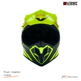 Kask crossowy BLEXX Dziecięcy MD-911 Junior seledynowy/czarny S Homologacja ECE — ujęcie 3