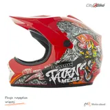 Kask crossowy City-Bike Dziecięcy WL-801A Junior Tatan czerwony L — ujęcie 2