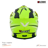 Kask crossowy BLEXX Dziecięcy MD-911 Junior seledynowy/czarny S Homologacja ECE — ujęcie 5
