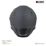 Kask zamknięty z blendą i lampą LED BLEXX FF953 grafit mat XL ECER22.06 — ujęcie 8